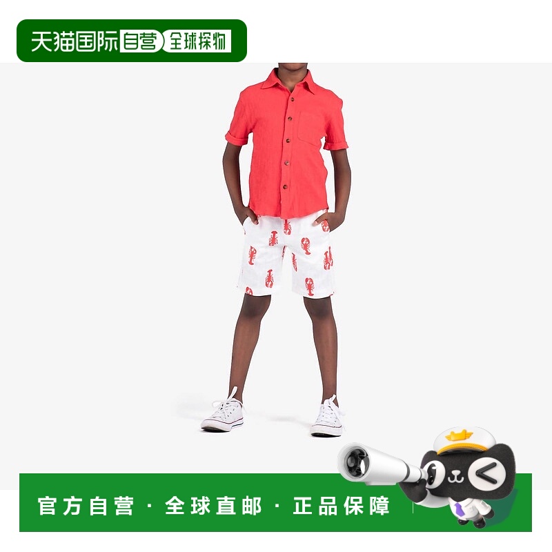 自营 appaman珊瑚色沙滩衬衫 - 珊瑚色 美国奥莱直发