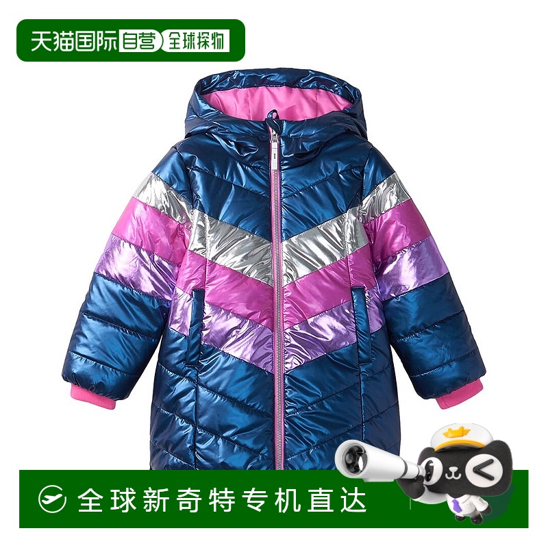自營(yíng)Hatley 彩虹閃光羽絨夾克 - 藍(lán)色 【美國(guó)奧萊】直發(fā)