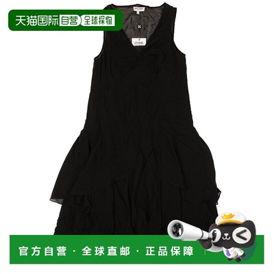 自营 opening ceremony开幕式雪纺连衣裙 - 黑色 - 黑色 美国奥莱