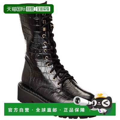 自营 Aquatalia Silvana防风雨皮靴-黑色 美国奥莱直发