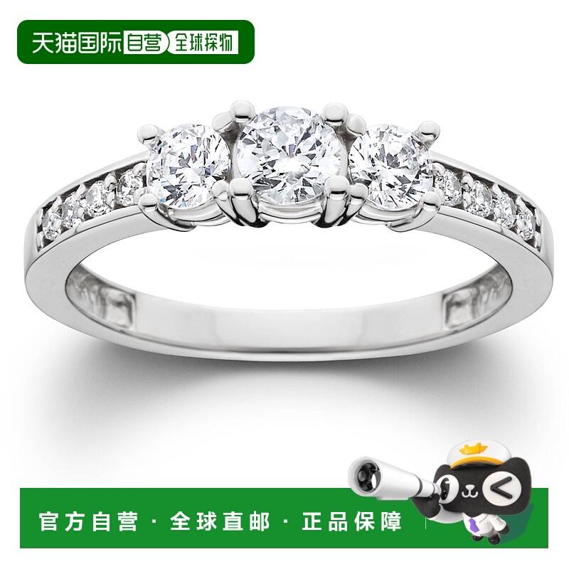 自营 pompeii3pompeii 3首饰戒指银色镶钻质感时尚百搭气质简约