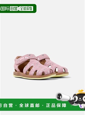 自营camper凉鞋儿童露营鞋Bicho First Walker-粉红色 美国奥莱直
