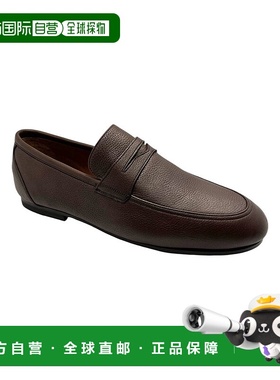 自营 Bally Plator 6216723 男士椰子小牛皮乐福鞋 - 棕色 美国奥