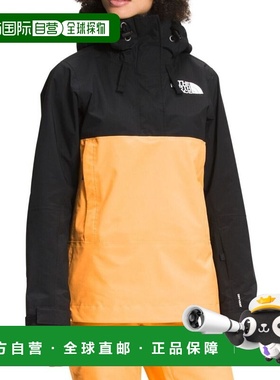 自营 The North Face NF0A4R1G女式黑色/黄色Tanager套头衫Sz XS