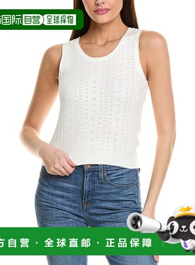 自营 1.STATE Pointelle毛衣-白色 美国奥莱直发开衫