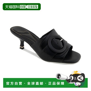 自营Kenneth Cole New York  Valentina Leather Sandal - black