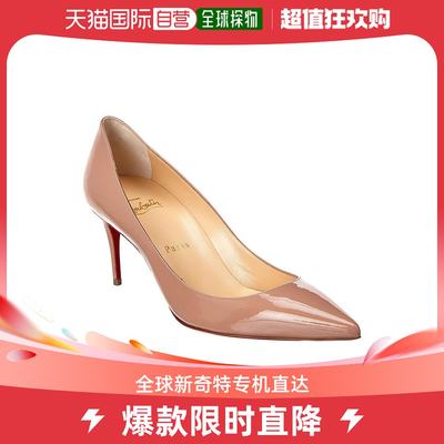 美国直邮Christian Louboutin 女士高跟鞋平底鞋皮鞋裸色真皮女鞋