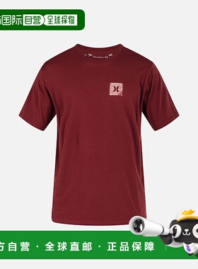 自营 Hurley Everyday Corner T恤男式斗牛士棉质短袖FTS255-红色