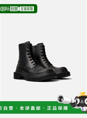 自营 男鞋Camper Pix Berlin-黑色厚底鞋 直发美国奥莱