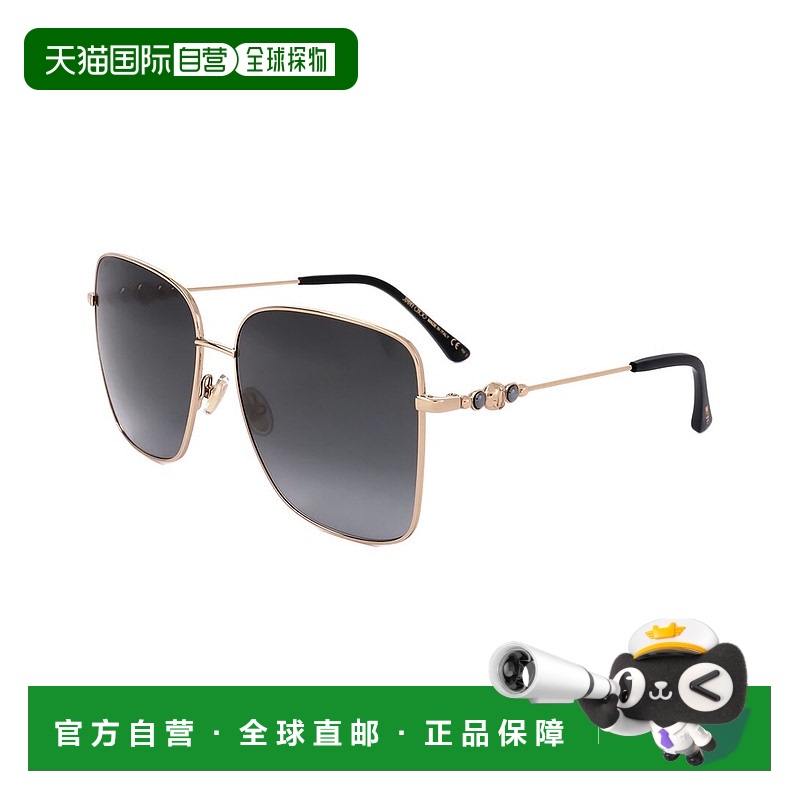 自营 Jimmy Choo 女士 HESTER 59 毫米太阳镜 - 金色 美国奥莱直