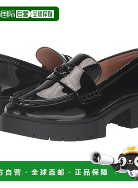 1h可退 香港直邮潮奢 Coach 蔻驰 女士 Leah 便鞋 black黑色 舒适