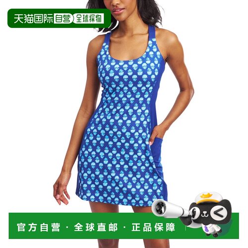 自营Roller Rabbit Daisy Paisley Maya Active Dress - navy 美