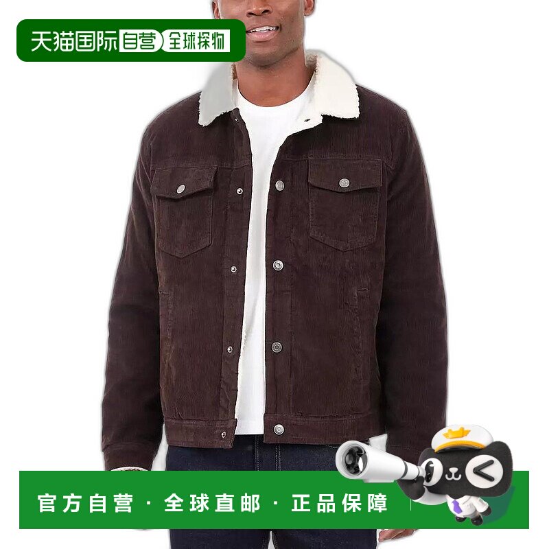 【美国直邮】Lucky Brand 男士灯芯绒卡车司机夹克 时尚防风设计