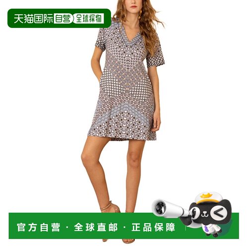 自营Hale Bob Rayne迷你连衣裙-黑色 美国奥莱直发