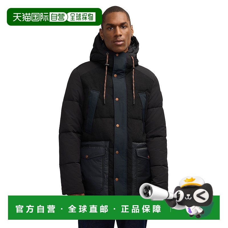 自营 scotch & sodaScotch&Soda男式Arza混合材质绗缝派克大衣,-