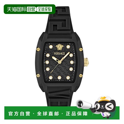 自营Versace Dominus Ecoceramic Watch - black/black/black 美