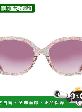 自营Coach Gradient Purple Pink Butterfly Ladies Sunglasses H