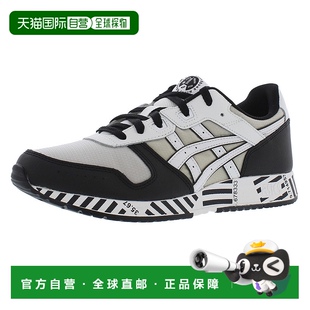 男鞋 美国直邮asics亚瑟士男士 拼色低帮系带耐磨轻便运动跑步鞋