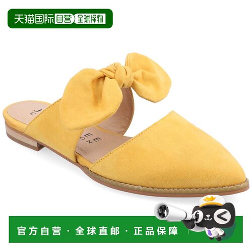 自营journee collectionJournee Women's Telulah Mules - mustar