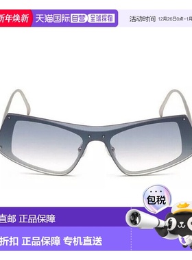 自营sportmaxSport Max SM0010几何太阳镜-银灰色 美国奥莱直发
