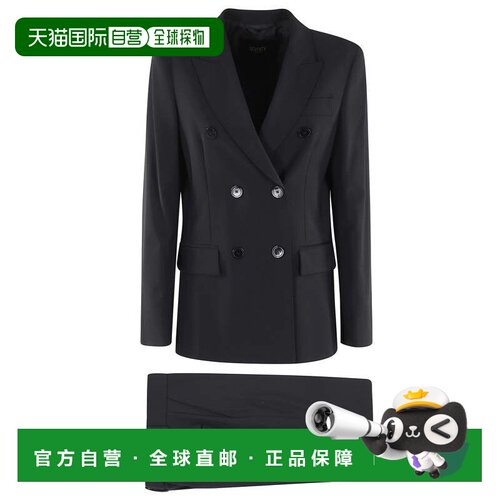 自营seventyBlack Cool Wool Fabric Suit - black 美国奥莱直发