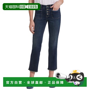 美国奥莱直发 多 自营 NYDJ小玛丽莲莲花花园脚踝裁剪牛仔裤