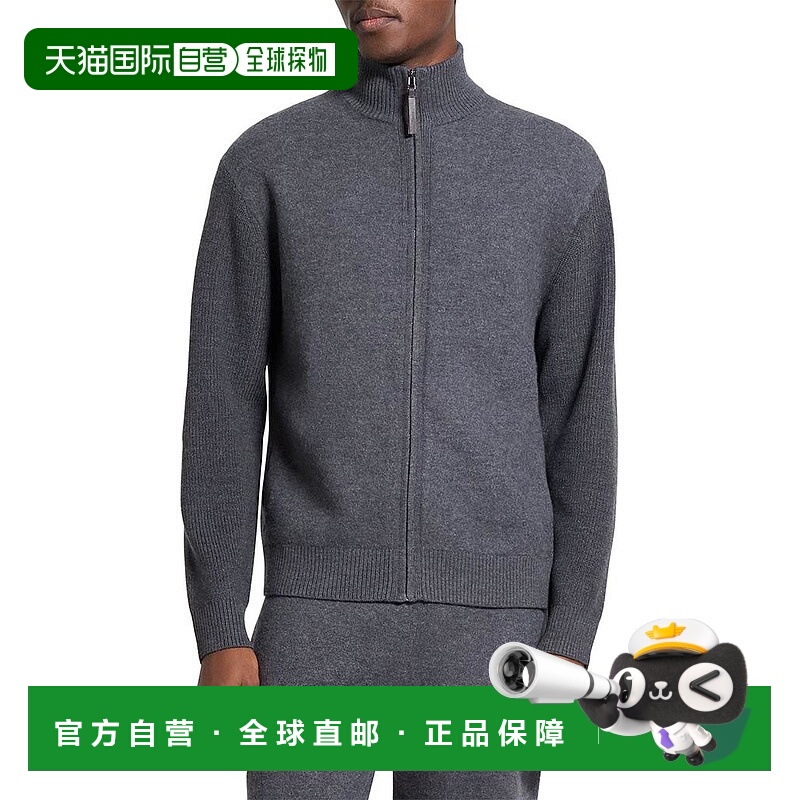 1h可退 【美国直邮】theory 男士 毛衣羊毛高领拉链