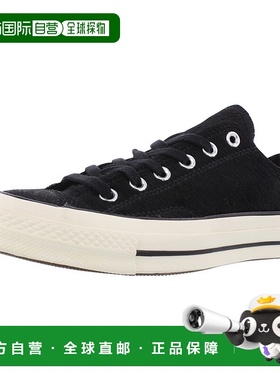 美国直邮Converse匡威Ctas 70 0x女士黑色低帮休闲板鞋157656C