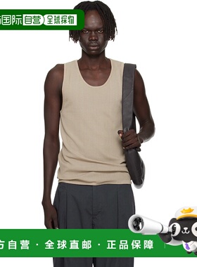 1h可退 香港直邮潮奢 Lemaire 男士 灰色 Debardeur 背心 TO1465L