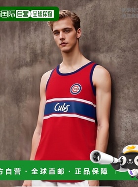 1h可退 【美国直邮】New Era 男士红色芝加哥小熊队球衣 Ringer T