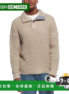 自营WEATHERPROOF VINTAGE Textured Mixy 1/4-Button Sweater -