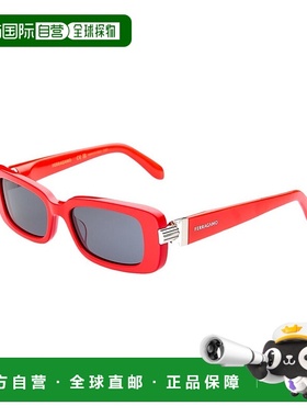 自营salvatore ferragamo菲拉格慕女式SF1105S 52mm太阳镜-红色