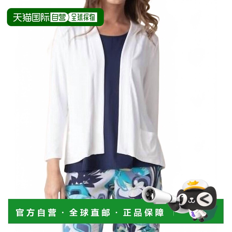 自营habitatCore Travel Knit Shirred Back Open Front Jacket I