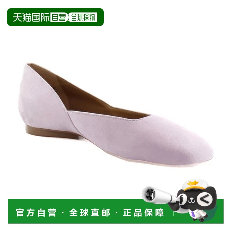 自营Naturalizer Cody Womens Lilac Orchid Leather Slip On Fla