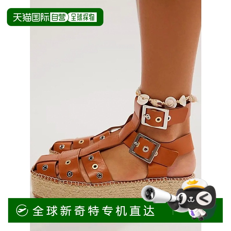 自营free people棕褐色 Gable 帆布鞋 - 棕褐色 【美国奥莱】直发