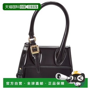 自营Jacquemus Chiquito Medium Leather Clutch - black 美国奥