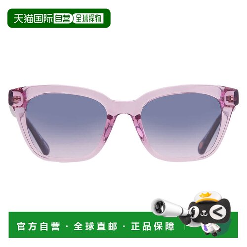 自营Fossil Blue Gradient Cat Eye Ladies Sunglasses FOS 2126/