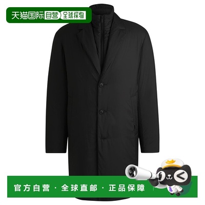 自营 bossLightweight water-repellent padded coat with zip-up