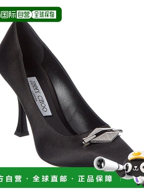 自营 Jimmy Choo Ryker 90 Satin Pump - black 美国奥莱直发