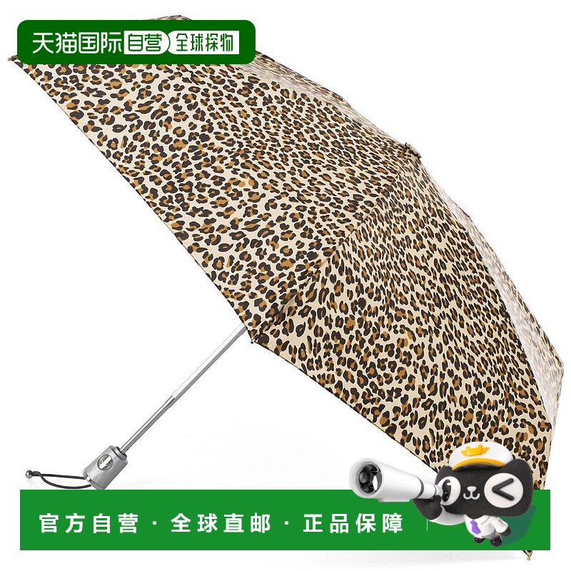 自营 totes迷你自动开合豹纹雨伞 - 豹纹 美国奥莱直发