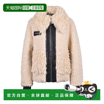 自营patrizia pepeTeddy Jacket - White/Black - neutrals 美国