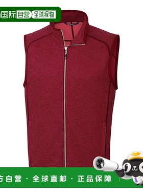 自营 cutter & buckCutter&Buck Mainsail针织男式全拉链背心-深