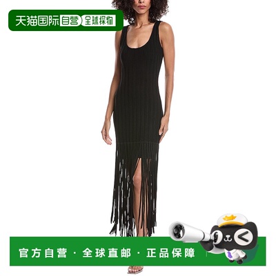 自营Toccin Lorelai Scoop Neck Fringe Dress - black 美国奥莱