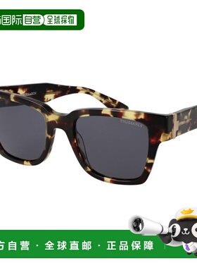 自营Trussardi Acetate Men's Sunglasses - brown 美国奥莱直发