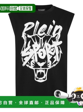 自营Tanktop Plein Sport - black 美国奥莱直发