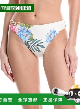 自营Vitamin A California High-Leg Full Bikini Bottom - multi