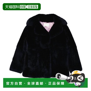 Fur 美国奥莱 自营Alberta Rabbit Coat blue Ferretti Women