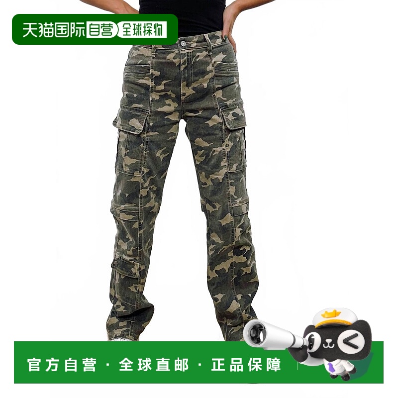 自营hidden女式巴马迷彩工装裤-迷彩 美国奥莱直发