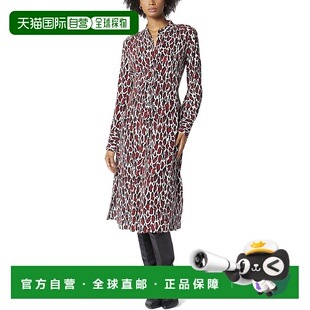 自营 Equipment Thea 真丝中长连衣裙 - 红色 美国奥莱直发