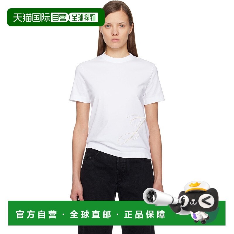 1h可退 香港直邮潮奢 Jacquemus 女士 白色 The J T 恤 25HTSW005